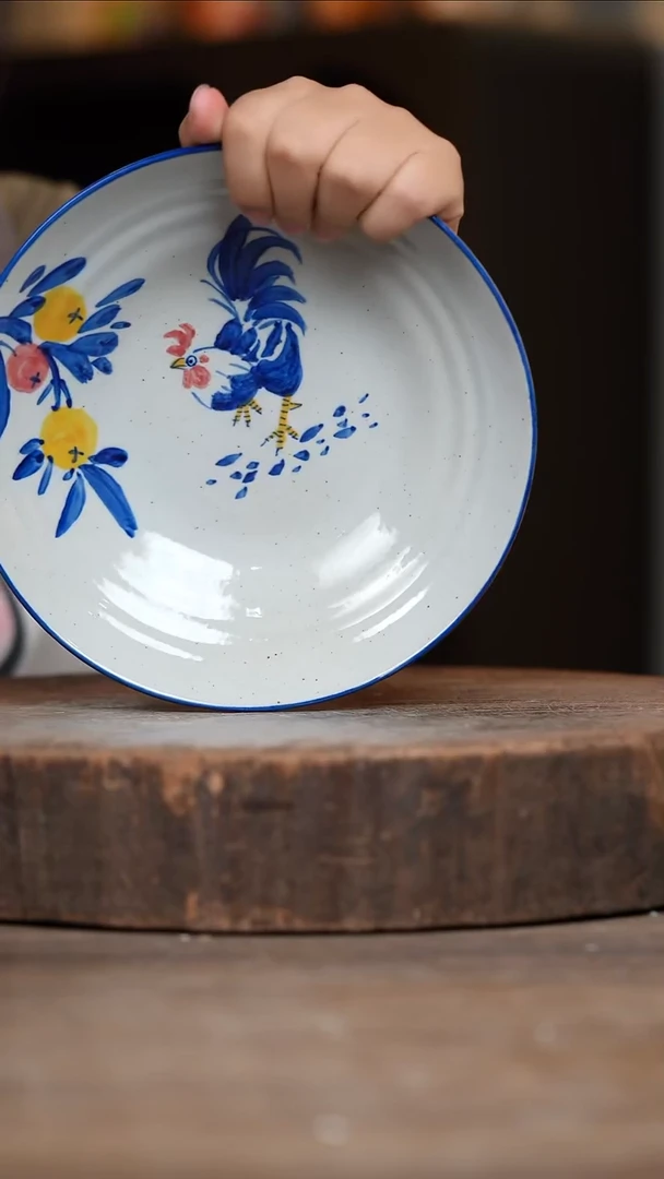 瓷片景德镇高温釉下彩（食品级）