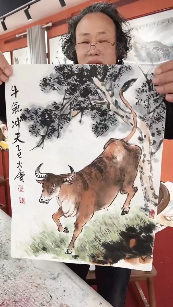 国画李火庆/国画/花鸟