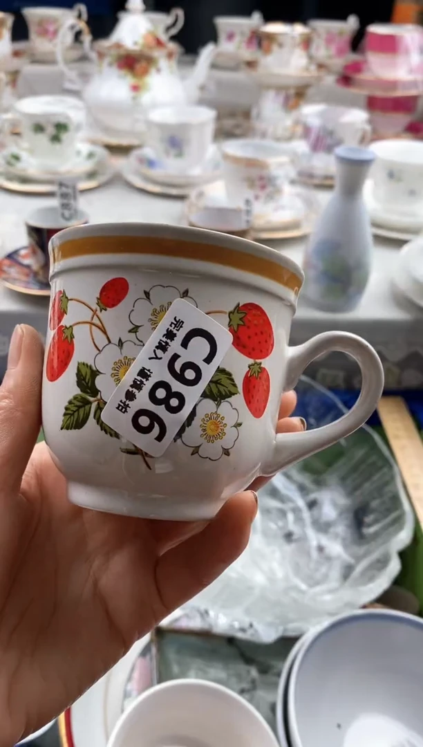 瓷片蔷*花       986