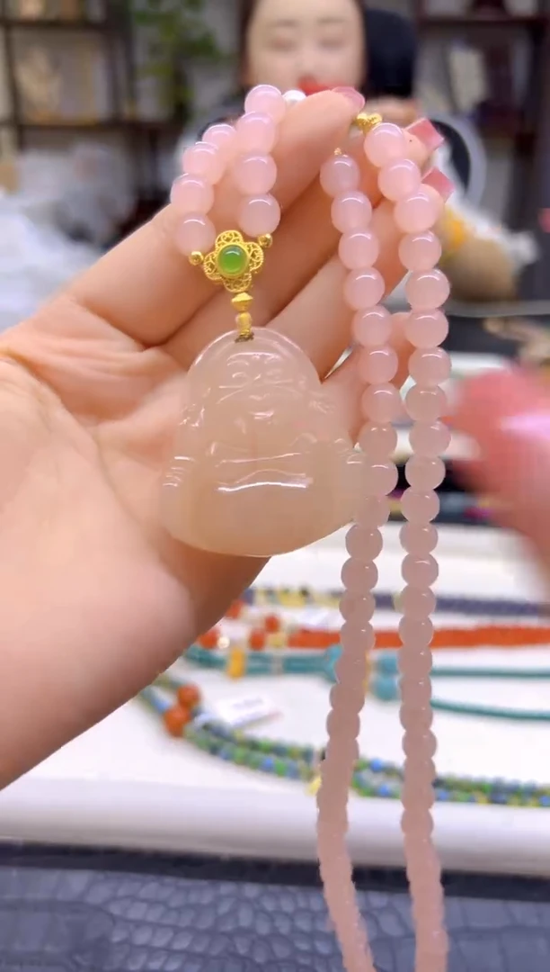毛衣链未镶嵌和田玉DIY款M285