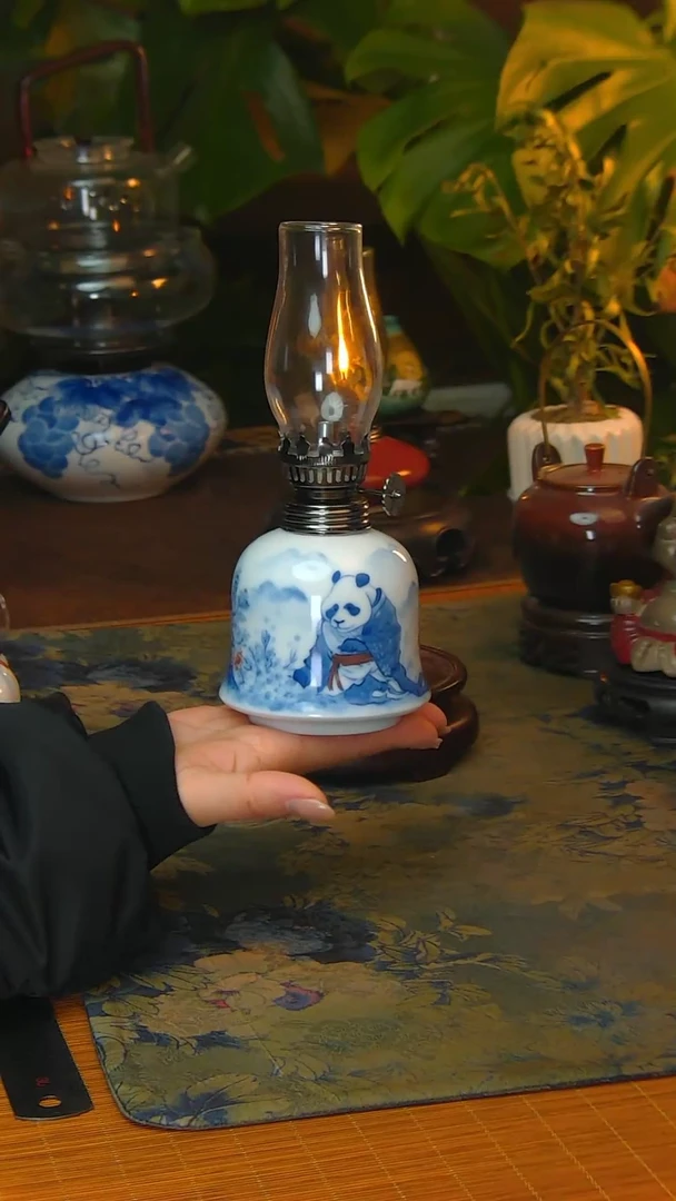 【闪购商品】景德镇陶瓷手工灯摆件