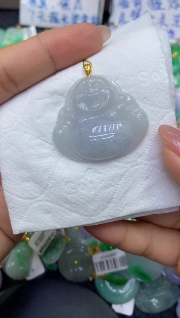 颈饰未镶嵌翡翠天然缅甸A货翡翠