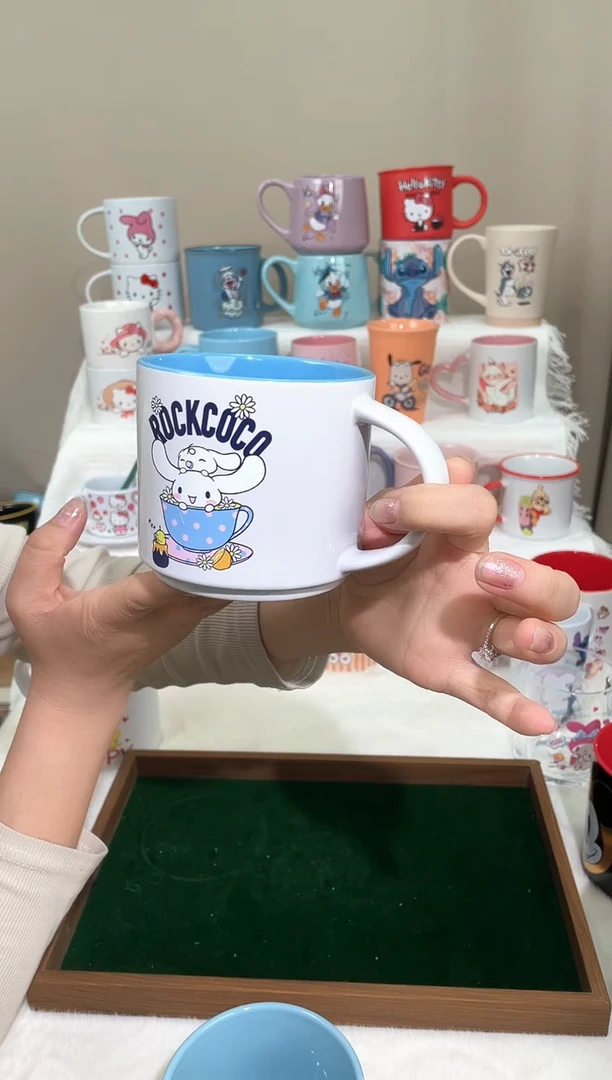 【闪购商品】陶瓷无盖款卡通陶瓷马克杯