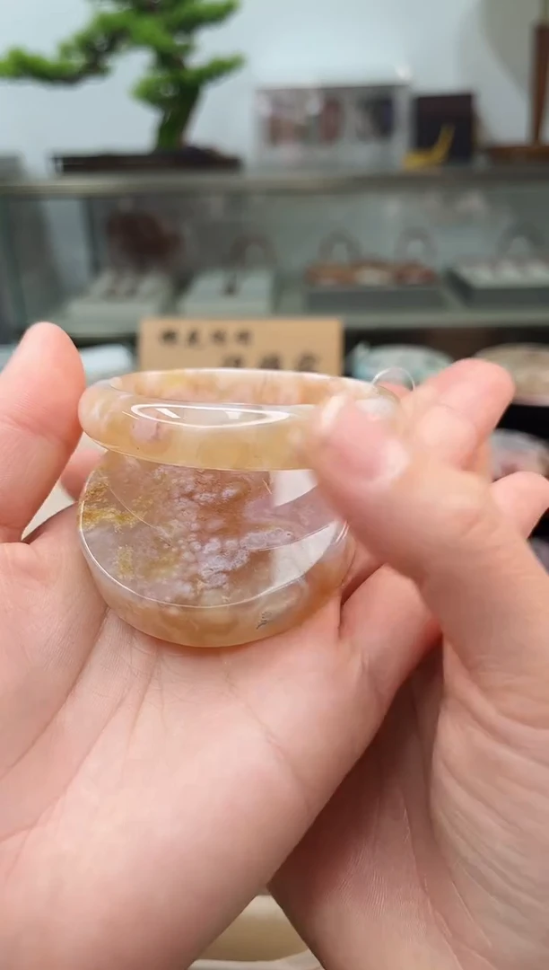 未镶嵌手镯石英质玉54圈口（赠品镯心）3358898