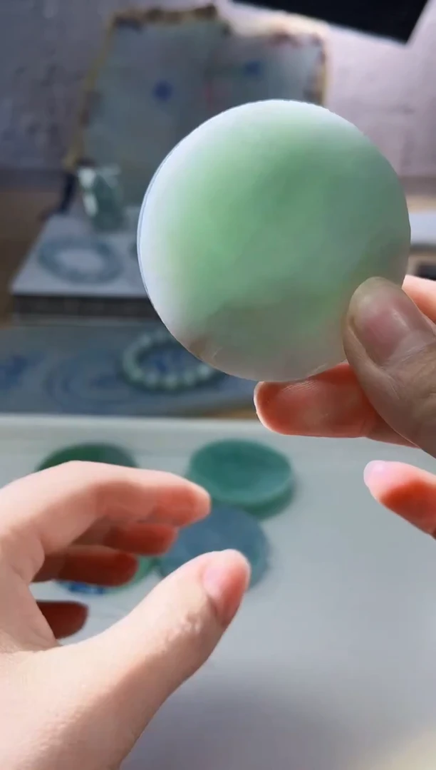 裸石翡翠天然翡翠A货古 南 812