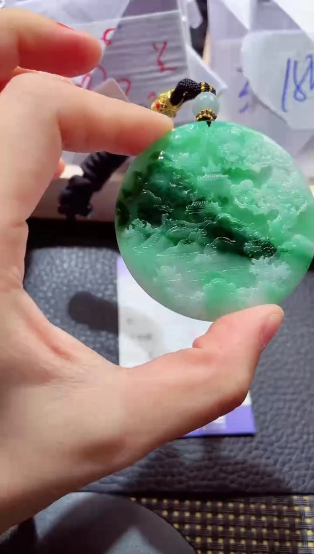 未镶嵌挂件翡翠000088882