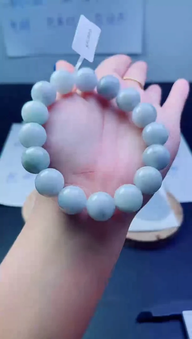 未镶嵌手链翡翠珠串