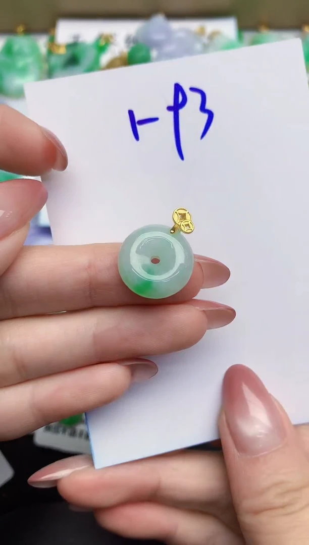 翡翠未镶嵌颈饰缅甸天然翡翠A货