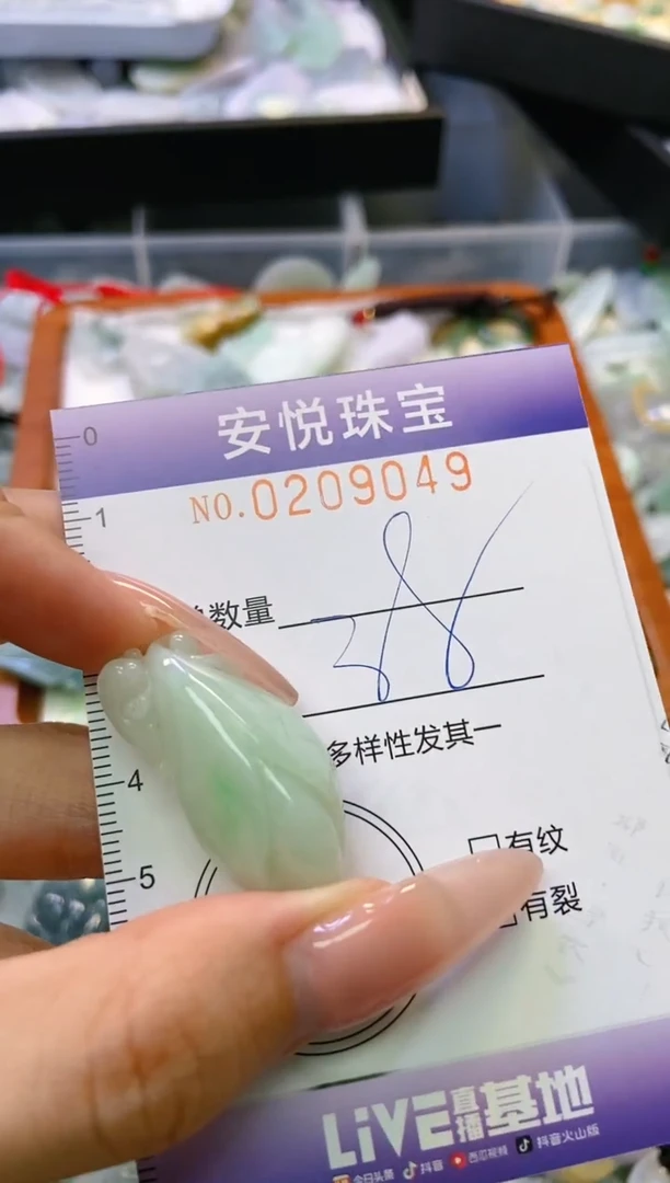 翡翠未镶嵌颈饰闪购0209049