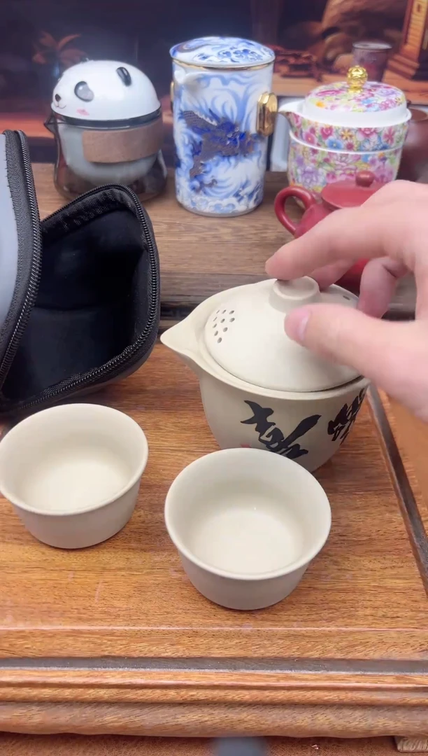 【闪购商品】陶瓷茶具摆件茶叶罐