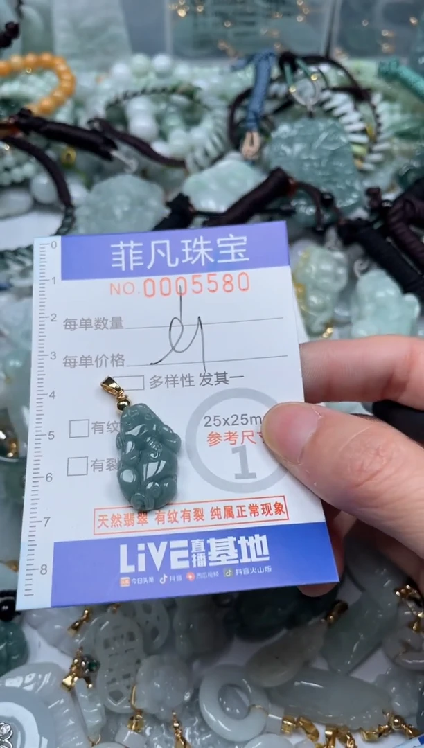 【闪购商品】翡翠颈饰未镶嵌00..5580