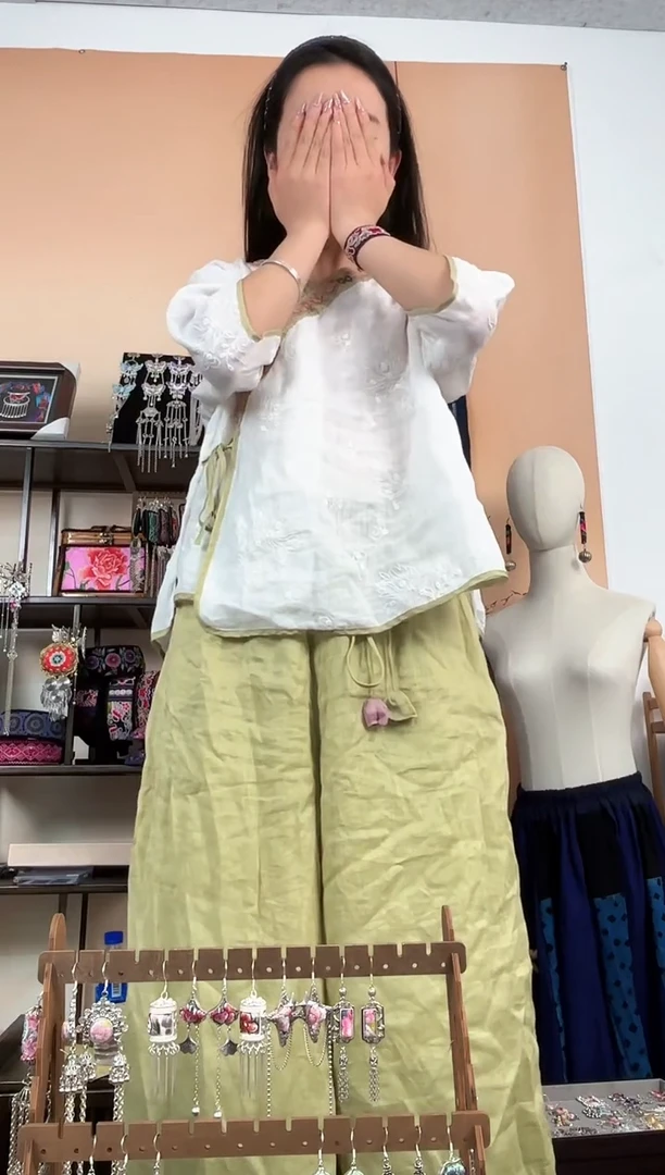织绣十*民族风非遗老绣饰品945