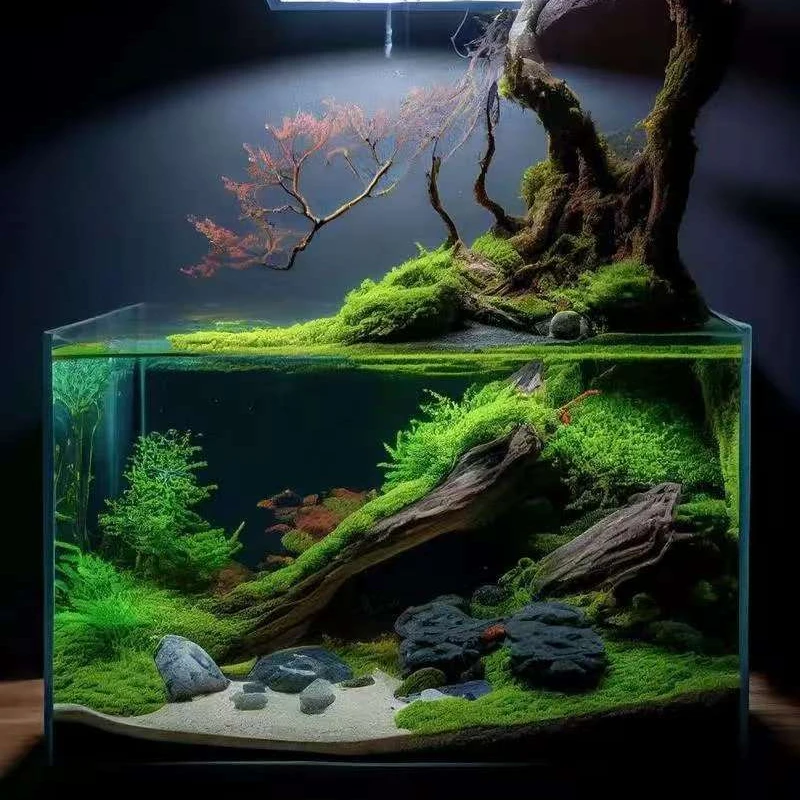 鱼缸造景 成品水草套餐