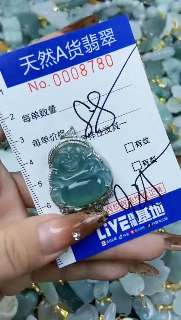 【闪购商品】翡翠颈饰未镶嵌天然A货翡翠