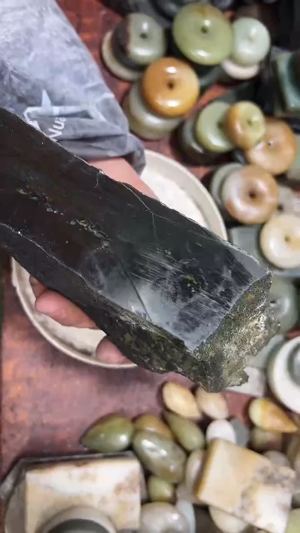 未镶嵌和田玉珠宝半成品天**桥1