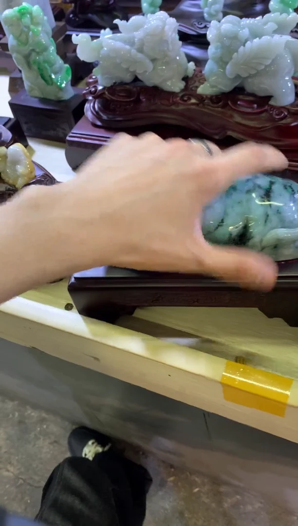 未镶嵌挂件翡翠落***情翡翠摆件