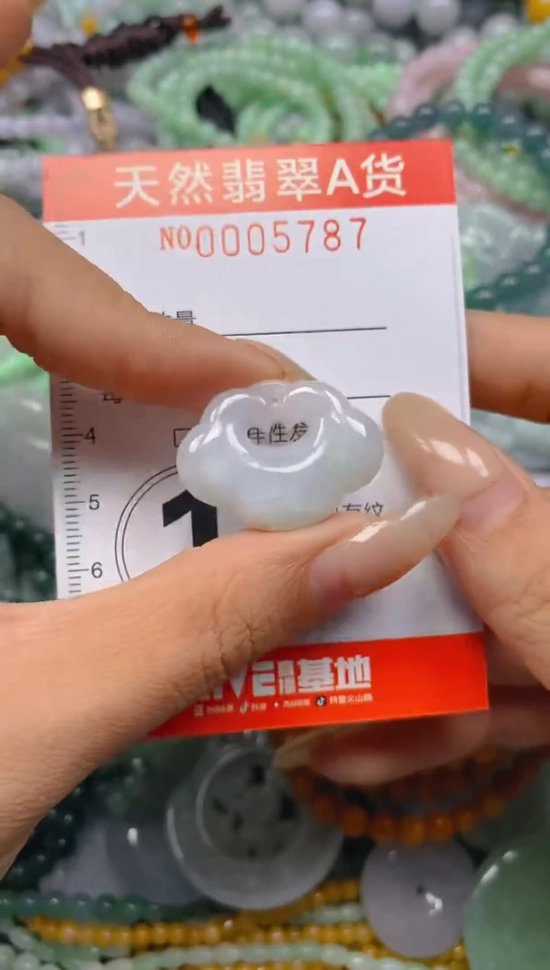 翡翠未镶嵌颈饰0005787