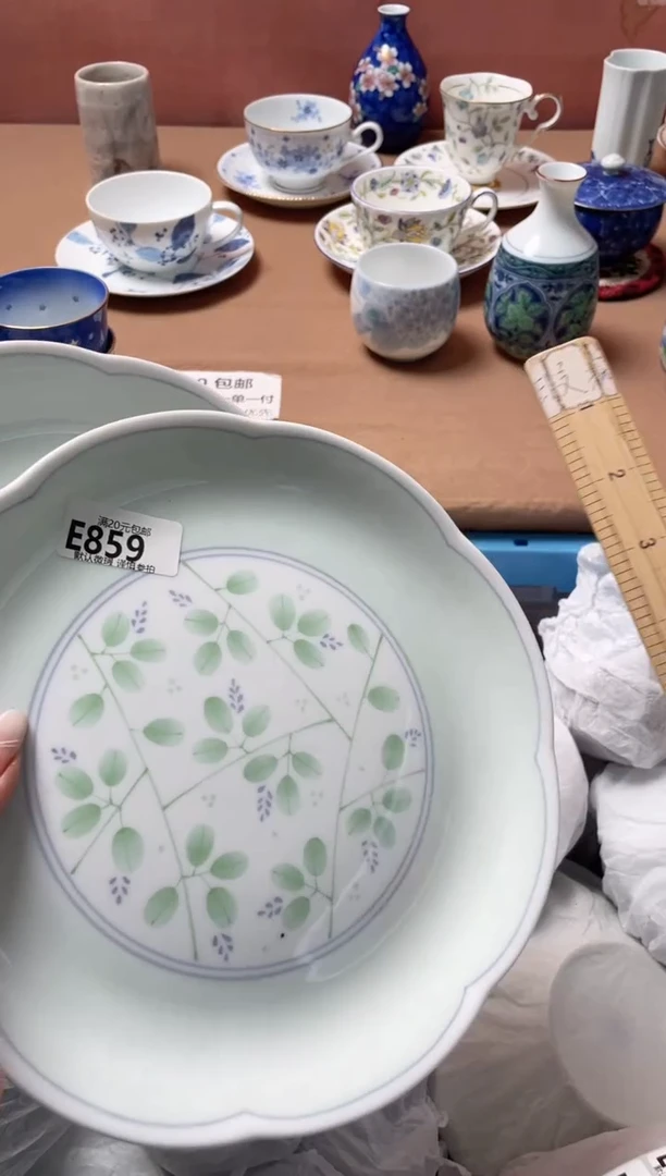 瓷片余瓷器瓷器E859