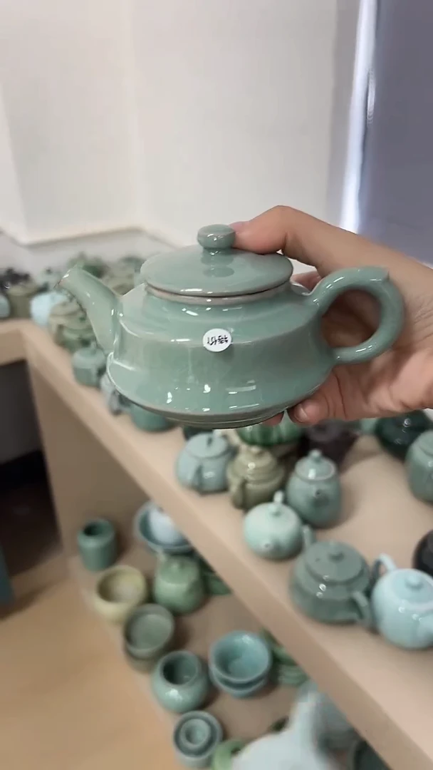 龙泉云间青瓷小米茶器
