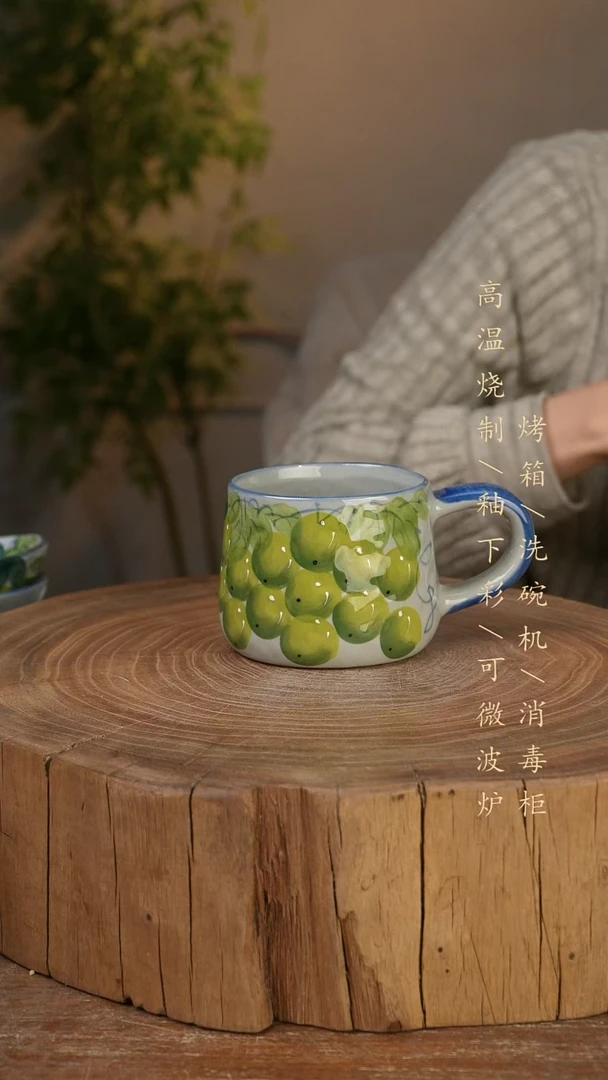 碗瓷景德镇手工手绘高温瓷釉下彩