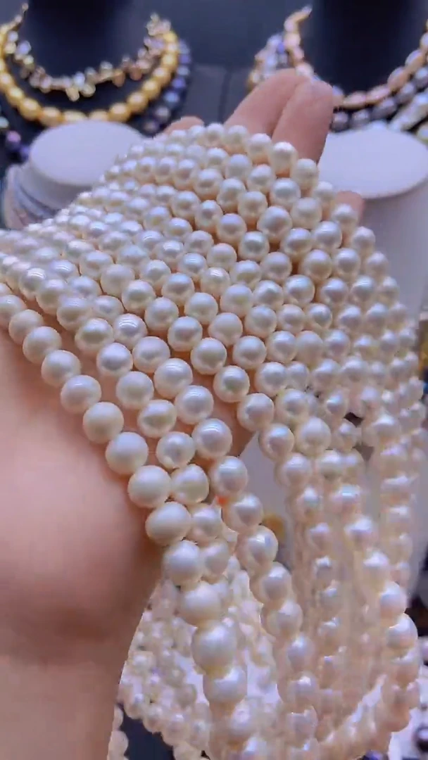 淡水珍珠未镶嵌颈饰1