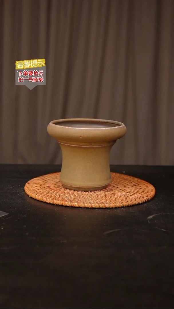 瓷片泥泥多肉花盆  口10-11