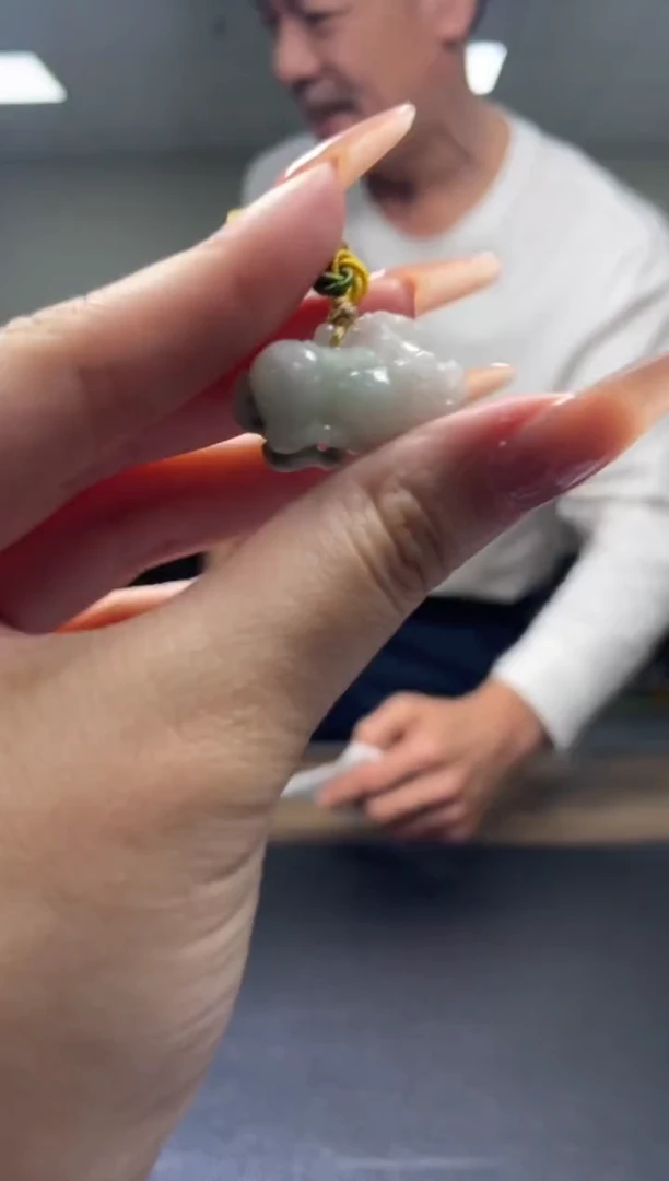 颈饰未镶嵌翡翠天然A货翡翠随机发一件73