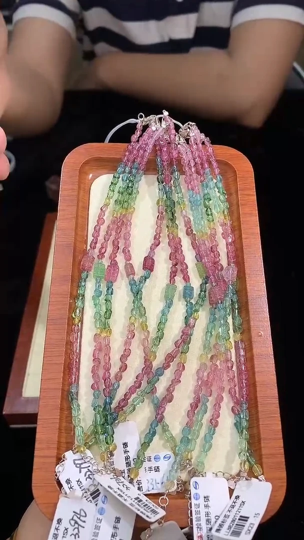 未镶嵌手链碧玺独家设计款多样性发其一