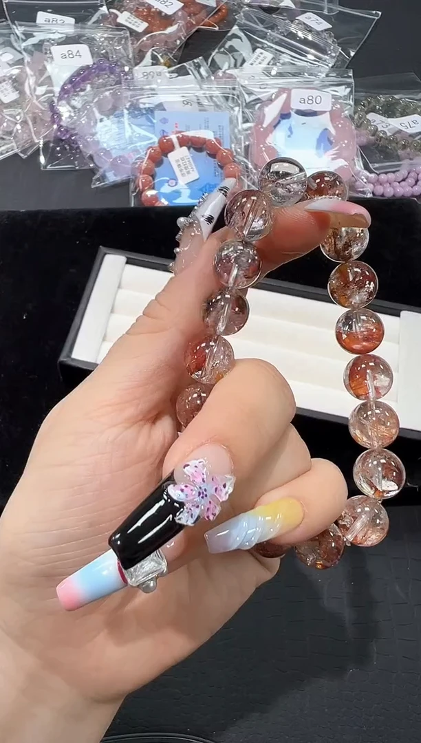 水晶手链未镶嵌87a多样性发其一【1条】默认微瑕