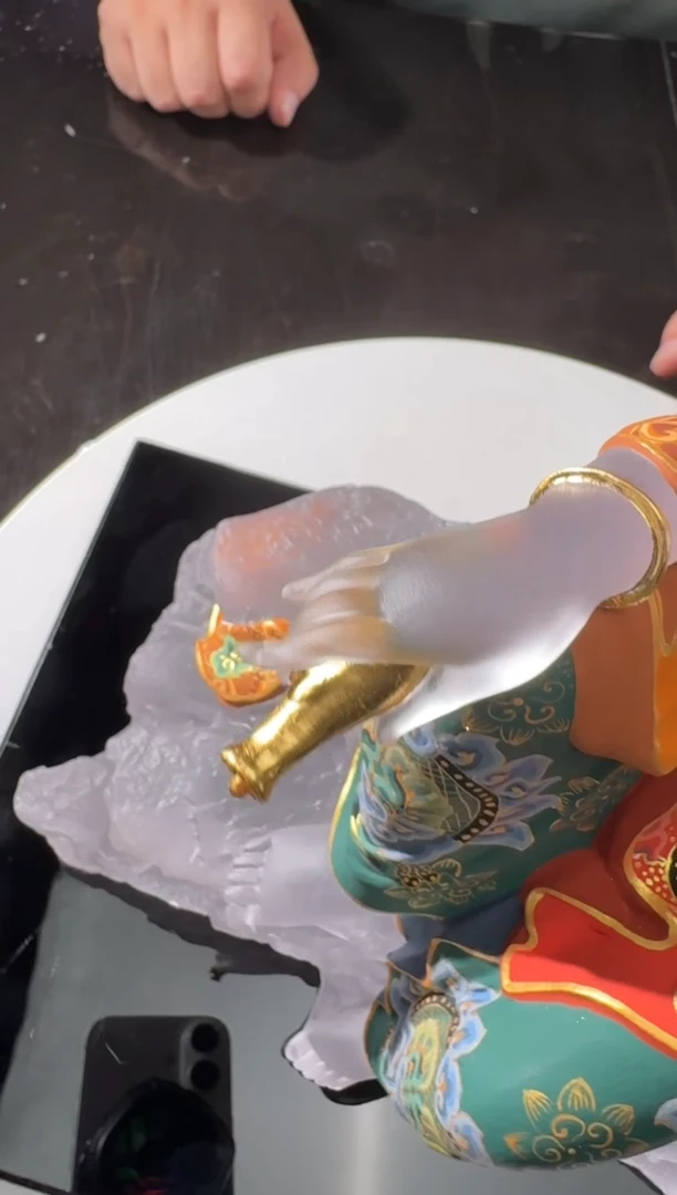 摆件无***呀CS0202002蓝绿小号太湖石