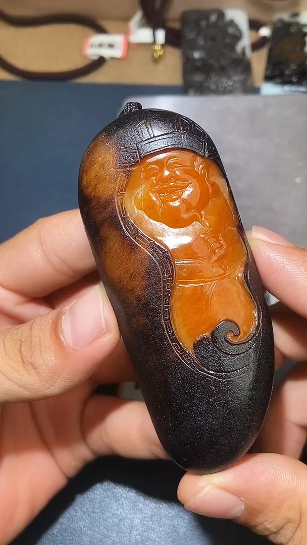 颈饰未镶嵌和田玉祥**驼HX