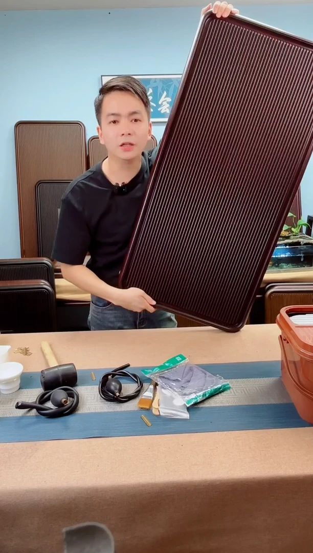 100*50*5千川大板红色款式茶盘