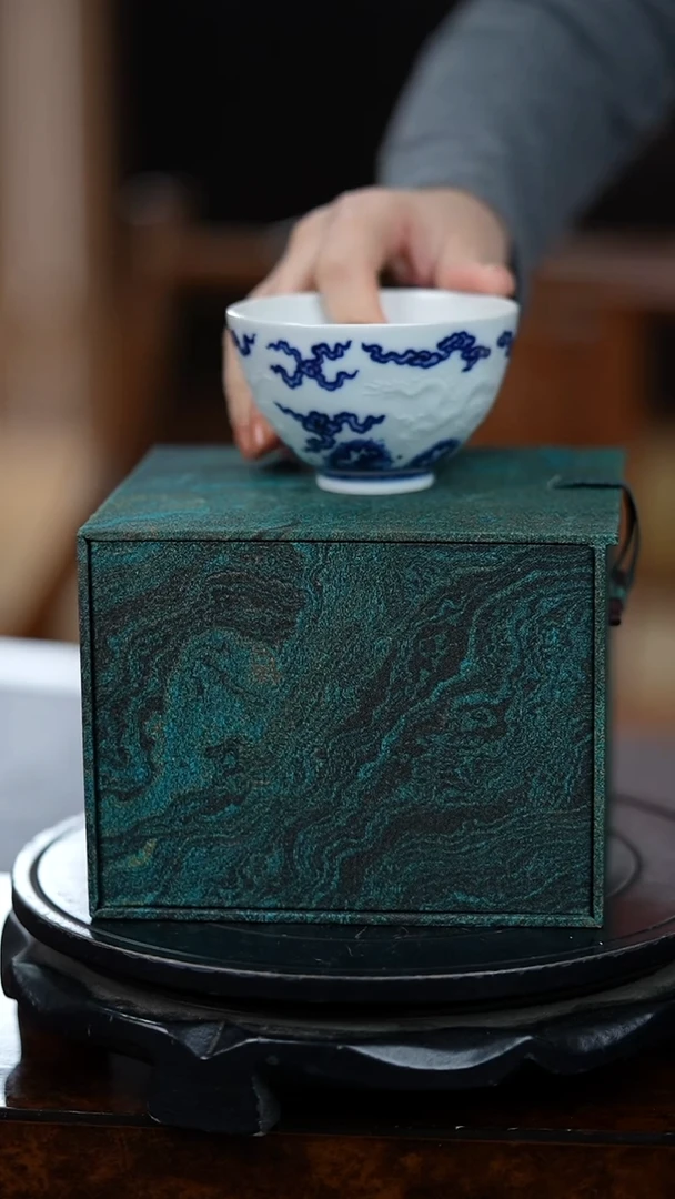 摆件瓷光明非遗书研XD009