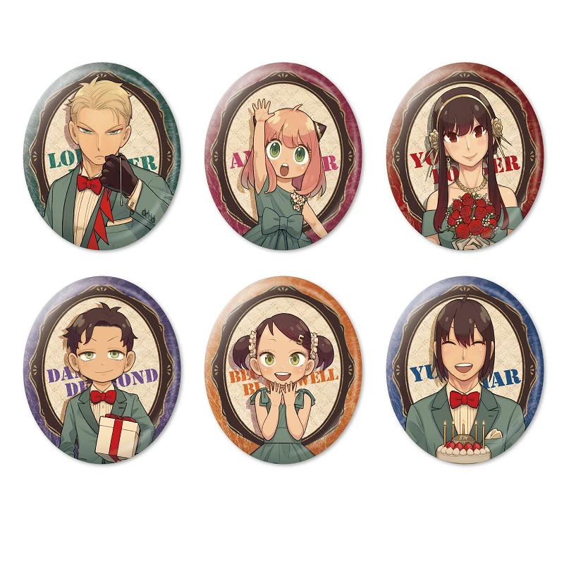 间谍过家家-礼服系列盲抽椭圆徽章（单抽）