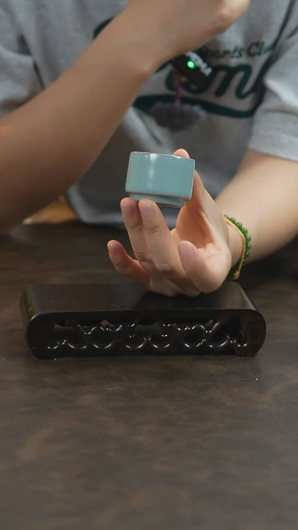 汝瓷一口小岩茶杯（拾汝）