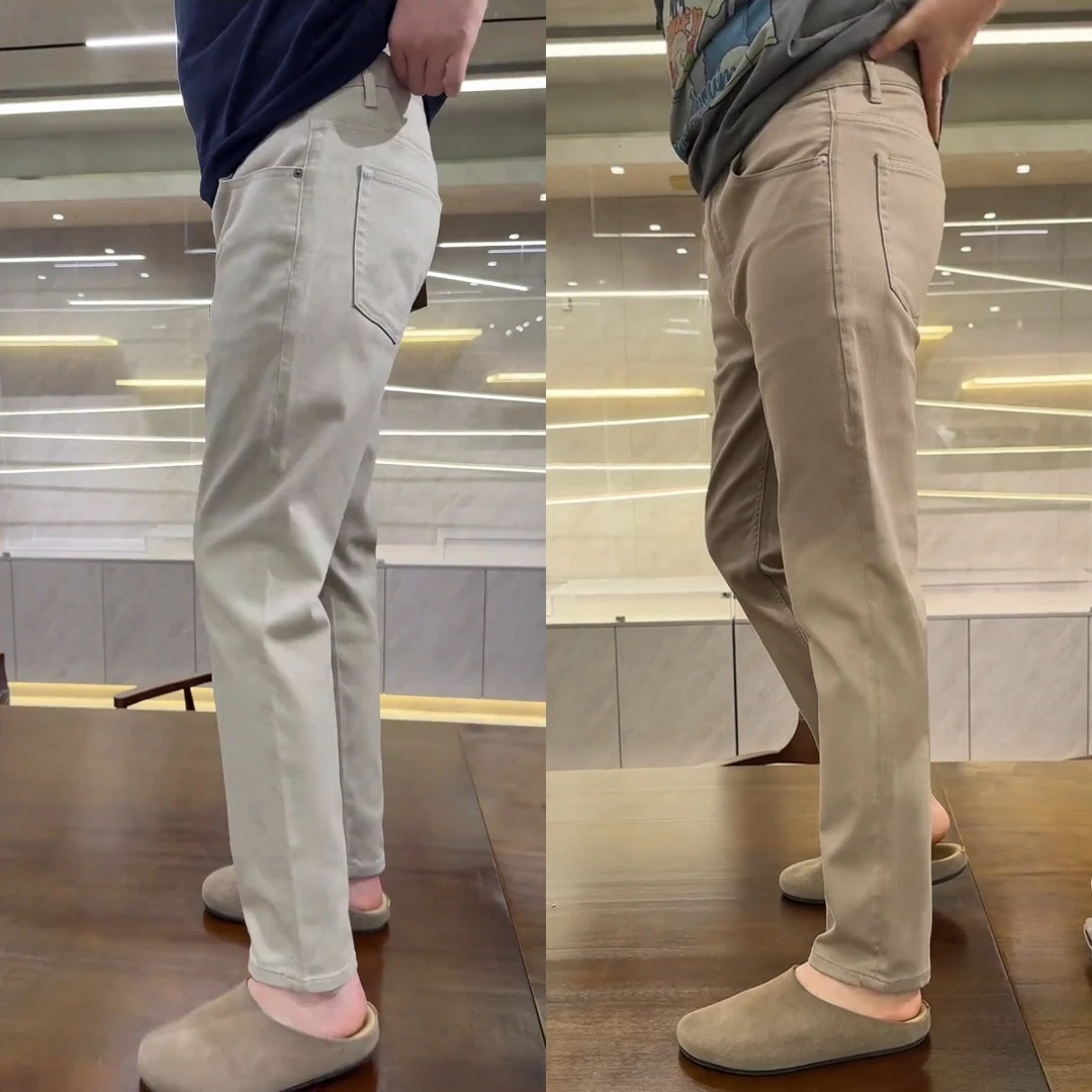 港风宽松百搭户外时尚直筒舒适潮流薄款纯色修身极简风休闲长裤