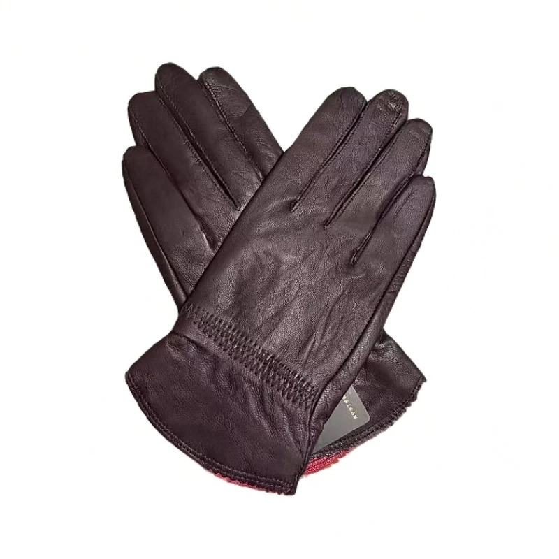 女士骑行手套春秋夏季薄款真皮时尚分指防摔耐磨摩托车羊皮耐磨