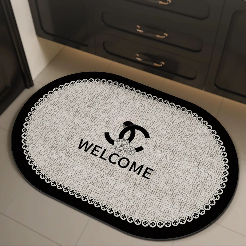 冲量硅藻泥厨房地垫卧室床边地毯防滑加厚耐磨吸水易打理