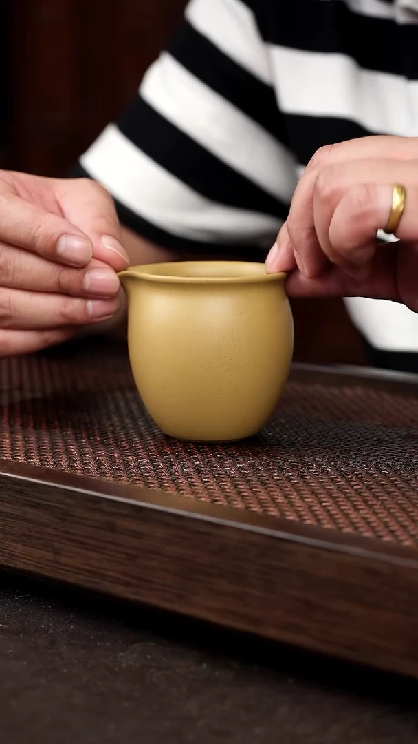 茶壶紫砂黄金段公道杯