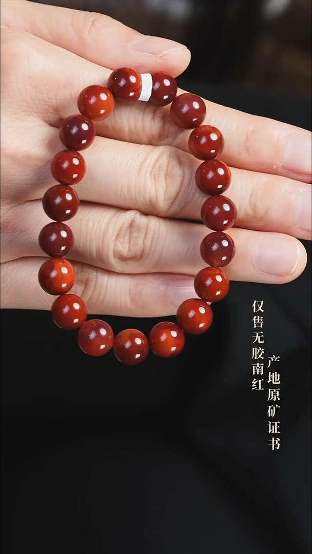 未镶嵌手串南红玛瑙玫瑰@@SCMG单-10mJ手工