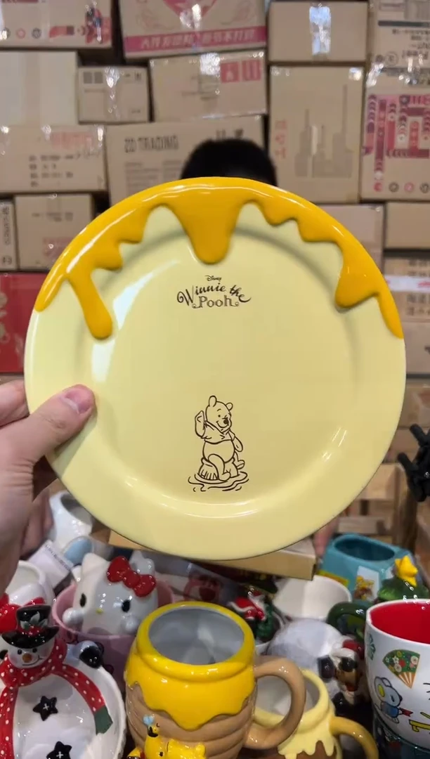 【闪购商品】杯陶瓷原盒维尼餐盘
