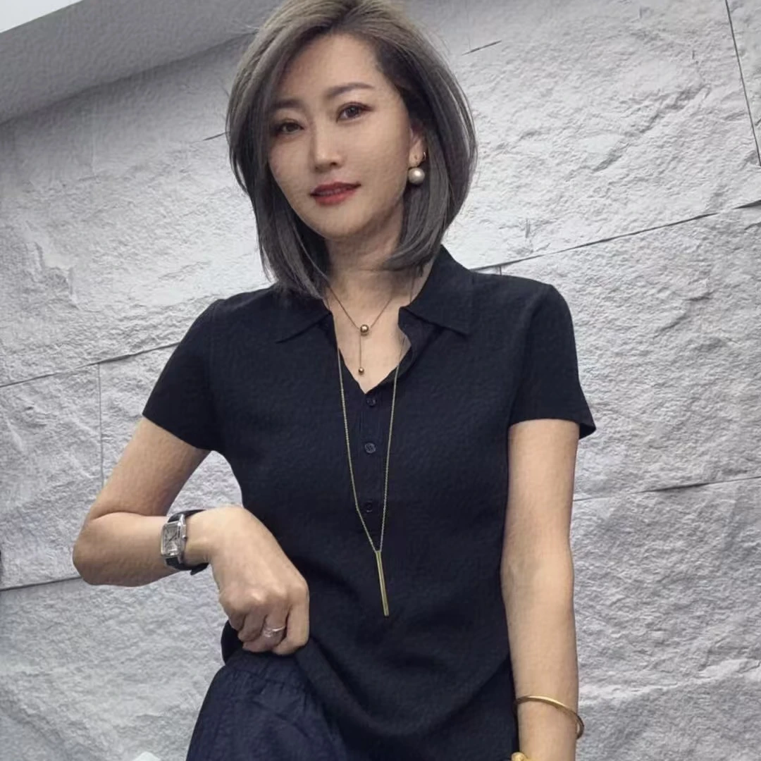 翻领POLO领夏季短袖