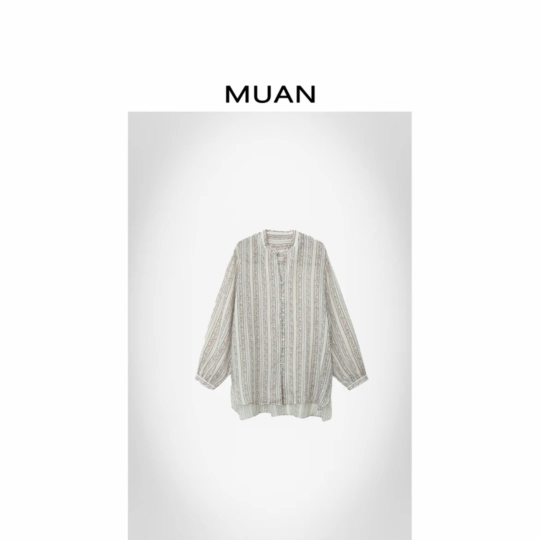 木岸MUAN：《伊万卡衬衫》“伊万卡系列”定制100苎麻长袖衬衫DG3-9022