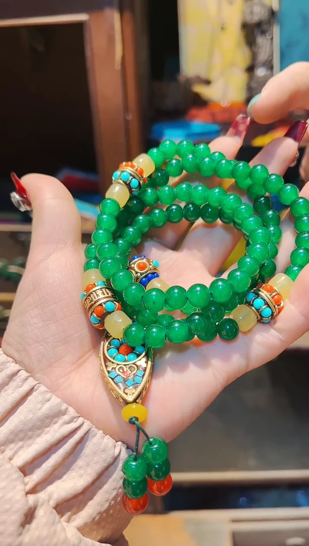 【闪购商品】翡翠颈饰未镶嵌七妹专属精品专属链A75616