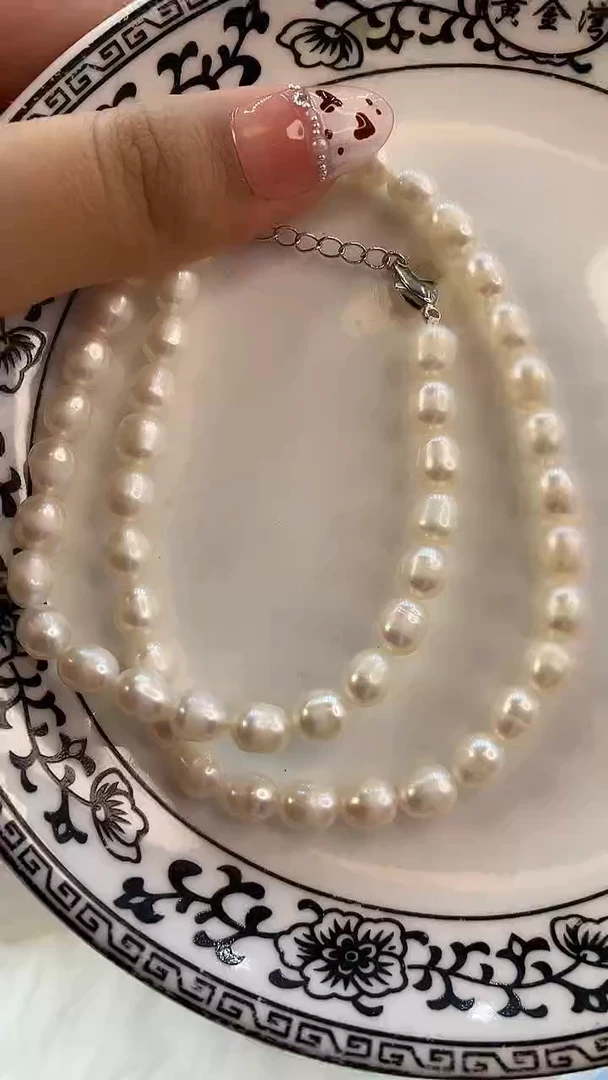 【闪购商品】淡水珍珠项链合金24