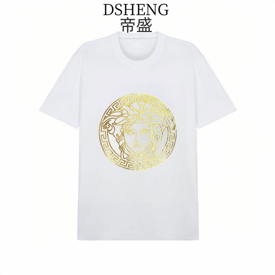 2025新款夏季短袖t恤男t恤圆领冰丝凉感上衣休闲半袖体恤男士汗衫