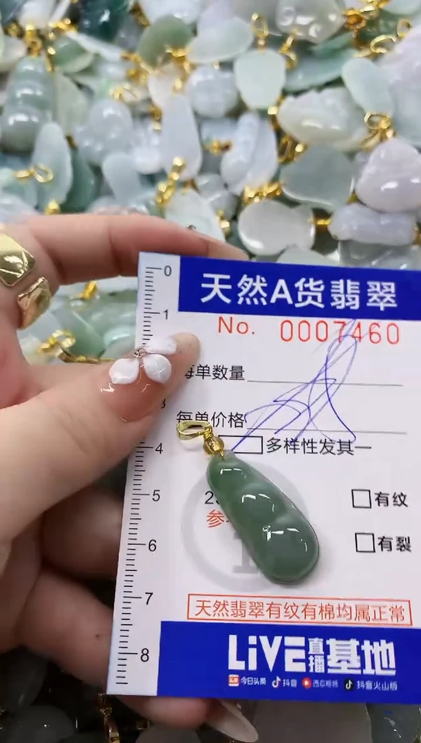 颈饰未镶嵌翡翠天然A货翡翠
