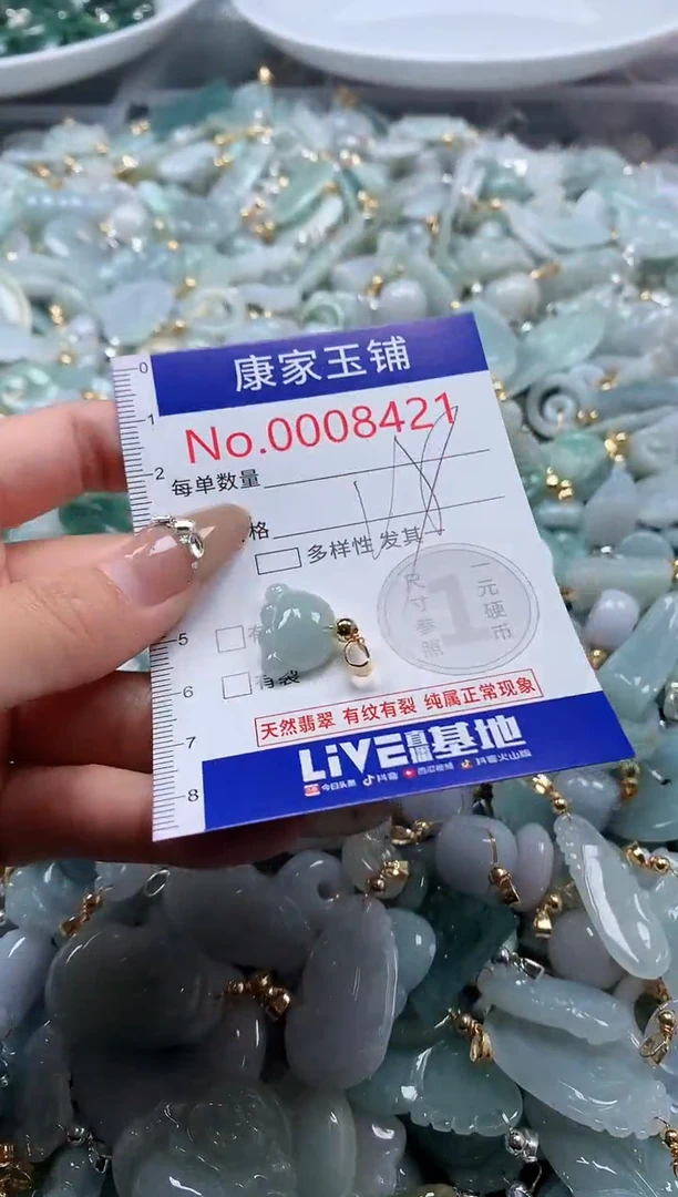 翡翠未镶嵌吊坠(不含链)8421