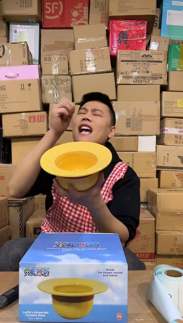 【闪购商品】杯原盒海贼王草帽碗