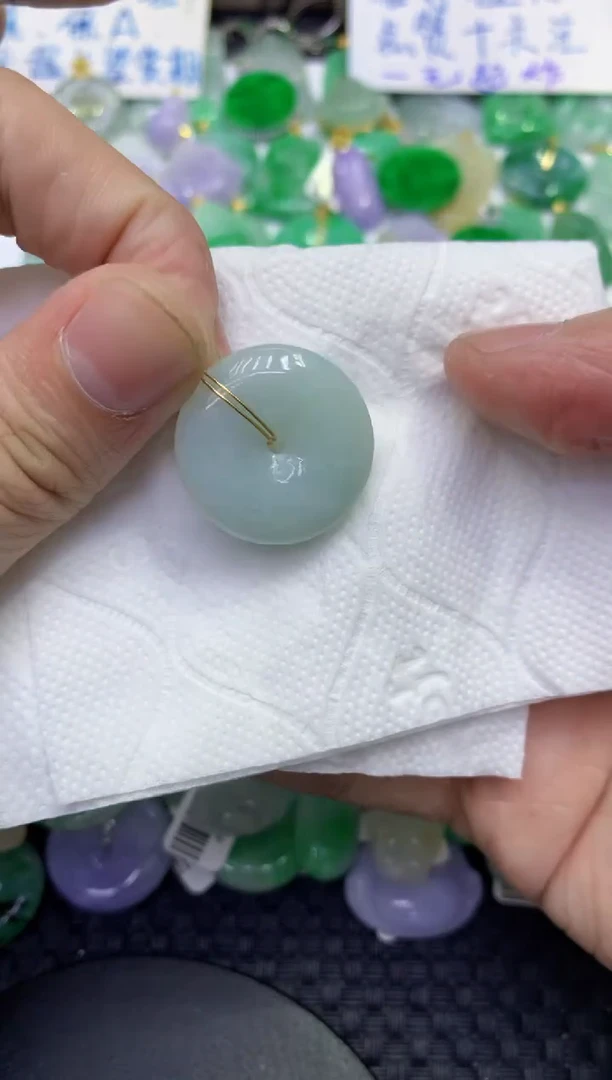 颈饰未镶嵌翡翠天然缅甸A货翡翠